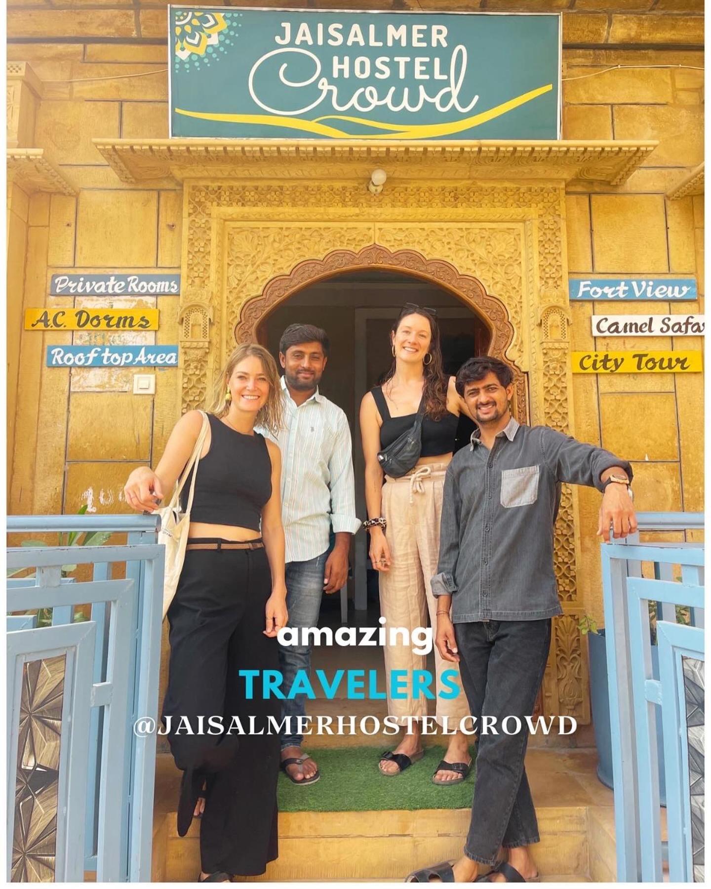 Jaisalmer Hostel Crowd Экстерьер фото